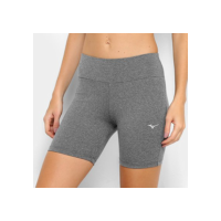 Bermuda Mizuno Essence Feminina - Cinza