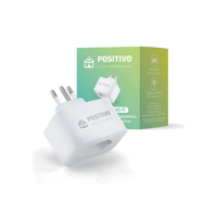 Smart Plug Wi-Fi 10A/1000W, Positivo Casa Inteligente, Ligue ou Desligue seus Eletrodomésticos Através do Celular, Compatível com Alexa