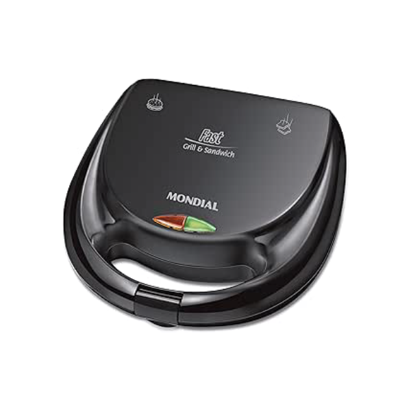 Sanduicheira Fast Grill e Sandwich, Mondial, Preto, 750W, 110V - S-12
