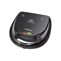 Sanduicheira Fast Grill e Sandwich, Mondial, Preto, 750W, 110V - S-12