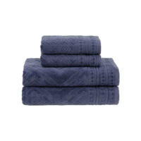 Buddemeyer Jogo de Toalhas Concórdia Gigante Azul 4 Peças