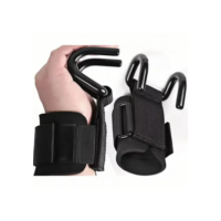 Par De Straps Gancho Aço Garras Treino Musculação Academia Liftness