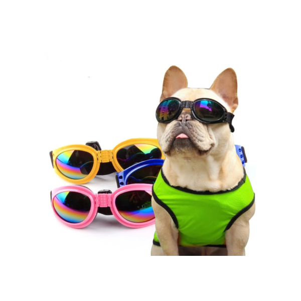 Proteção UV Dobrável Pet Óculos, pequeno, médio, grande, cão, gato Acessórios, Suprimentos, 6 cores