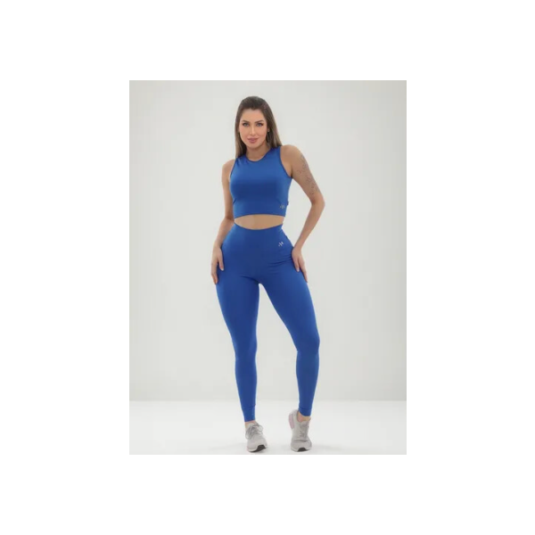 Conjunto Blackout Zero Transparência Legging E Cropped