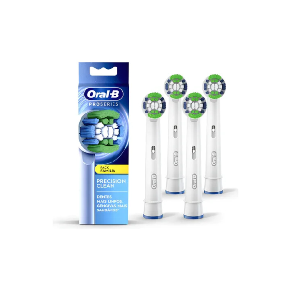 Kit Oral-B Refis PRO SERIES Precision Clean 4 Unidades