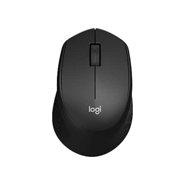Mouse Sem Fio Logitech M330 SILENT com Clique Silencioso, Design Destro, Bateria de 18 Meses, Receptor USB, Compatível com Windows, macOS, ChromeOS e Pilha Inclusa - Preto