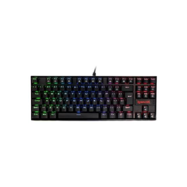 Teclado Mecânico Gamer Redragon Kumara, Anti-Ghosting, RGB, Switch Outemu Brown, ABNT2, Preto, PT - K552RGB-1 (PT-BROWN)