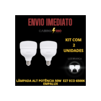 KIT 2 Lâmpada Alta Potência 50W ECO 6500K E27 EMPALUX