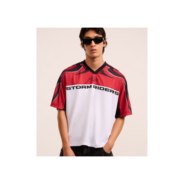 Camiseta Boxy Esportiva em Tecnologia Dry com Estampa Vintage Branco