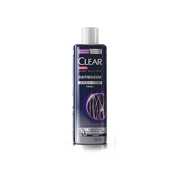 Clear Shampoo Antiqueda Men Derma Solutions 300Ml