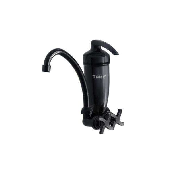 TORNEIRA ACQUAFAM COM FILTRO PRETA PAREDE – FAME