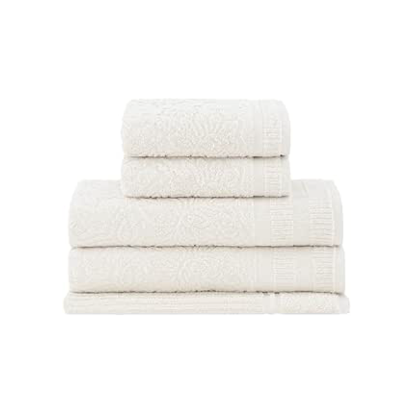 Buddemeyer Jogo de Toalhas Botanique Extra Soft Marfim 5 peças