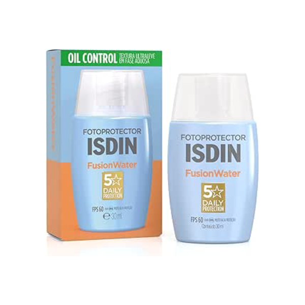 ISDIN Protetor Solar Facial Fusion Water 5 Stars FPS 60-30ml