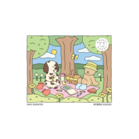 Dias quentes (Spring Summer) – Livro de colorir oficial Bobbie Goods