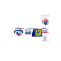 Pasta de Dente Oral-B Duplo Alívio Branco 140 g (Pacote de 1)