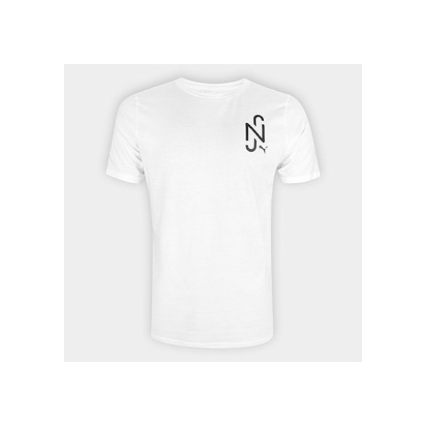 Camiseta Neymar Jr Puma Relaxed Fit Masculina - Branco