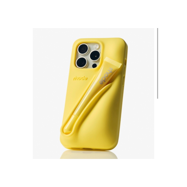 Moda Amarela Com Esmalte Labial Rhode Batom Capa De Telefone Caixa Para iPhone 11 12 13 14 15 16 Pro Max Plus Hailey Mes
