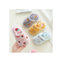 Pantufa Infantil De Algodão Antiderrapante De Desenho Fofo Para Uso Interno/Meninos/Meninas