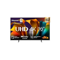 Hisense Smart TV UHD 4K DLED 70" Polegadas 70A6N com HDR10+ Dolby Vision Game Mode Controle por Voz Alexa Built-In AirPlay