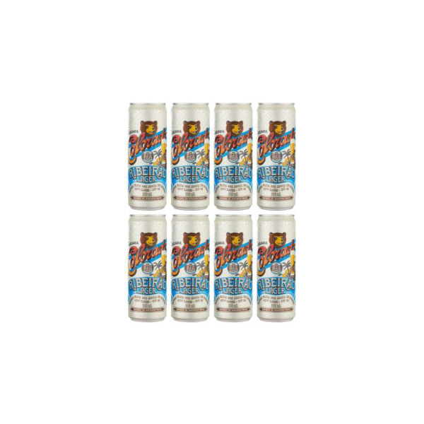 Cerveja Colorado Ribeirão Lager Lata 350ml - 8 Unidades