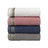 Kit Com 4 Toalhas Banhão Gigante Alta Absorção Sublime 70x150cm - KIT 3 (Branco/Rosa/Azul/Gris)