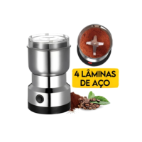 Moedor De Café 220v Grãos Elétrico Aço Inoxidável Pronto Entrega -F5