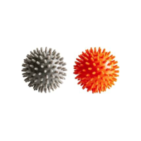 Acte, Par de Bolas para Massagem T126 - Cinza e Laranja