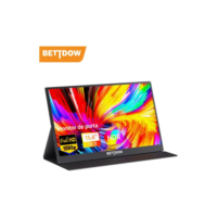Monitor Portátil Bettdow Brand/ Full Hd Ips 15.6 Compatível Com A Cor Preta Hdmi/tipo C/ Usb C Extendida Psp Gamer Plug And Play / Extensor De Tela/ Compatível Pc Tablet Notebook Smartphone