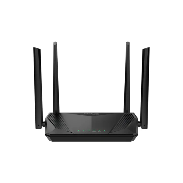 Roteador Wifi 6 Dual Band Mesh Gigabit 4 Antenas Intelbras W6-1500 Cor Preto