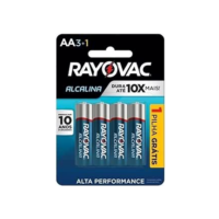Pilha, Rayovac, Alcalina 208013, Azul, Aa, Pequena, Pacote de 4
