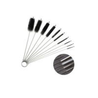 10Pcs Kit De Escova De Limpeza De Palha , Limpadores De Canudos Longos , Para , Tubo , Copo Sippy E Garrafa