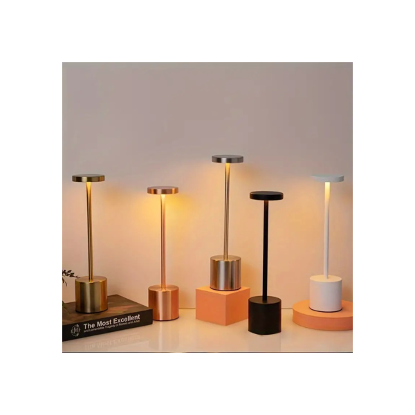 Luminária De Mesa Led Touch Lâmpada de Decoração Recarregável Sem Fio Para Sala Quarto Restaurante