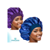 SUPER OFERTA -Touca/Gorro de Dormir de Cetim com Aba Faixa Cabelo Anti Frizz Toca Head