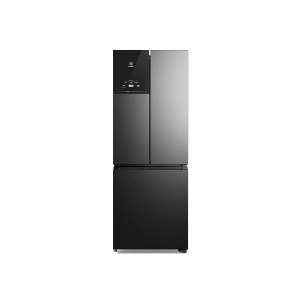 Geladeira Electrolux Frost Free Inverter 480L Efficient AutoSense 3 Portas Black Inox Look (IM7B) 220V