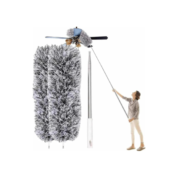 Espanador 280 Centímetros Ajustável Telescópica Dobra Duster Telhado Teia Teto Cama Mesa Escova De Limpeza De Poeira