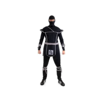 Fantasia Ninja Cinza Adulto 945166 M