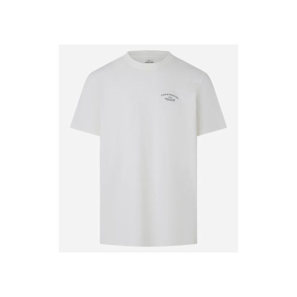 Camiseta Comfort em Algodão com Estampa Contryside Branco