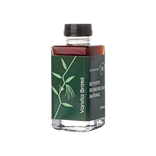 Vanilla Brasil, Extrato De Baunilha Natural Vanilla Brasil 60 Ml Zero Açúcar