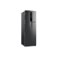 Geladeira Electrolux Frost Free IF43B Inverter 390L Efficient AutoSense Duplex Preto Inox Look - 220V