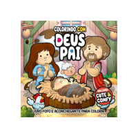 Colorindo com Deus Pai - Um Livro Cute & Comfy - Livro de Colorir Adulto