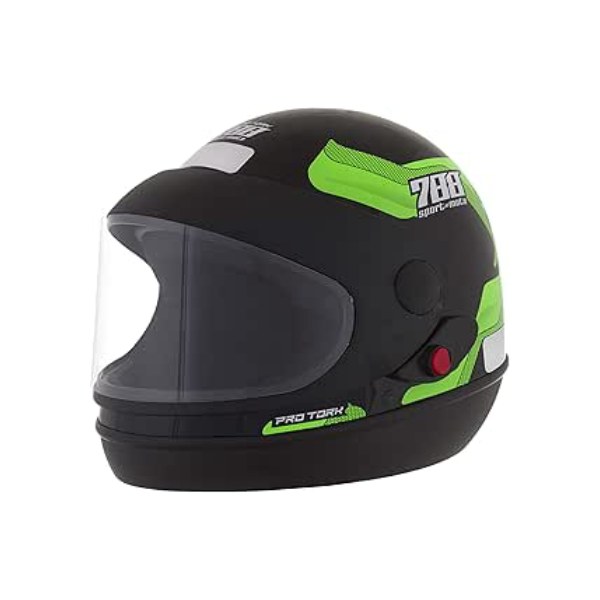 Capacete Moto Pro Tork Automático Sm Preto E Verde 788 58