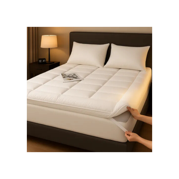 Protetor De Colchão Pillow Top Cama Casal Box Toque Macio