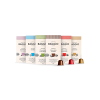 Kit de Cápsulas de Café Experience Baggio Café, compatível com Nespresso, contém 60 cápsulas