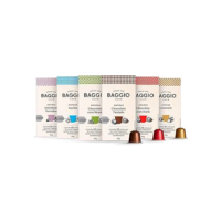 Kit de Cápsulas de Café Experience Baggio Café, compatível com Nespresso, contém 60 cápsulas
