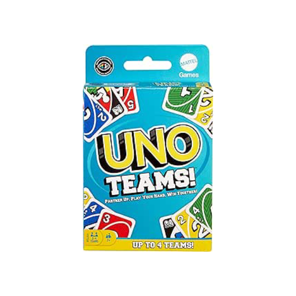 UNO Jogo de Cartas Teams para crianças a partir de 7 anos