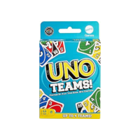 UNO Jogo de Cartas Teams para crianças a partir de 7 anos