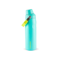 Stanley - Garrafa de água Aerolight com tampa de fluxo rápido, copo isolado a vácuo para bebidas frias, aço inoxidável leve, 710 ml, Tropical Teal