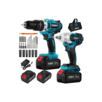 Parafusadeira Furadeira De Impacto + Chave Impacto Brushless