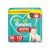 Fralda Pampers Pants Ajuste Total Tamanho M 112 Unidades