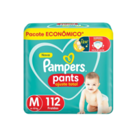 Fralda Pampers Pants Ajuste Total Tamanho M 112 Unidades
